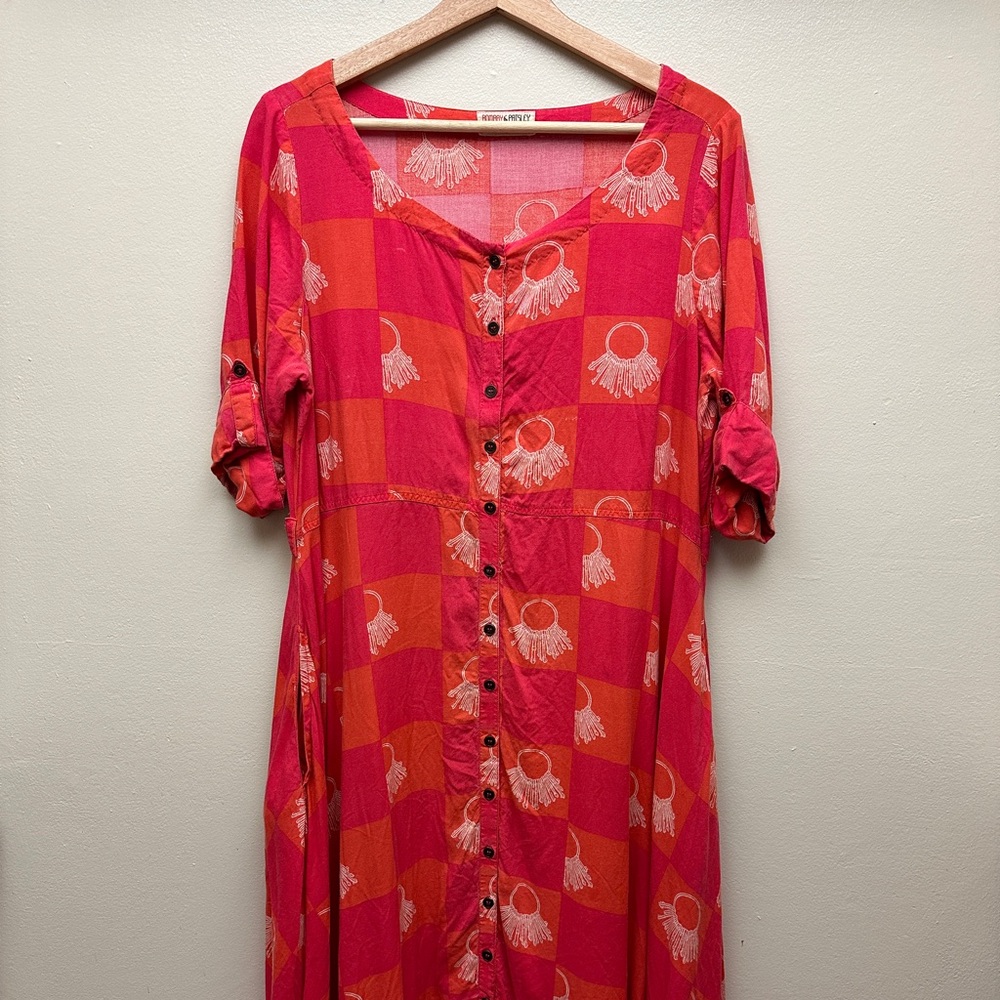 Plaid Maxi Dress - Bombay Paisley